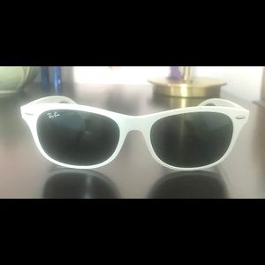 RayBan Liteforce Wayfarer White - Barely Used